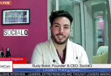 Rudy Balat, CEO, SocialQ, a DotCom Magazine Exclusive Interview