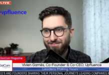 Vivien Garnès, Co-Founder & Co-CEO, Upfluence, A DotCom Magazine Exclusive Zoom Interview