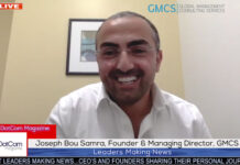 Joseph Bou Samra, Founder and Managing Director of GMCS MENA, A Dot Com Magazine Exclusive ZOOM Interview.