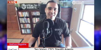 Teo Vanyo, CEO, Stealth Agents, A DotCom Magazine Exclusive Zoom Interview