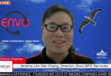 Mr. Jeremy Lim Wei Chang, Director, Envo BPO Services, A DotCom Magazine Exclusive Zoom Interview