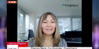 Zhenya Beck, Co-founder. Freightera, A DotCom Magazine Exclusive Interview