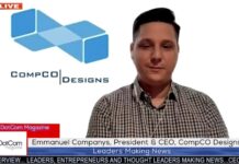 Emmanuel Companys, CEO, of CompCO Designs, A DotCom Magazine Exclusive Interview. About CompCO Designs