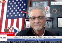 John P. Ballis, Founder & CEO, Lean Your Way, A DotCom Magazine Exclusive Interview John P. Ballis, Founder & CEO, Lean Your Way