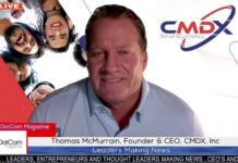 Thomas McMurrain, Founder & CEO – CMDX, Inc, A DotCom Magazine Exclusive Interview