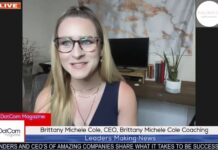 Brittany Michele Cole, CEO, Brittany Michele Cole Coaching, A DotCom Magazine Exclusive Interview
