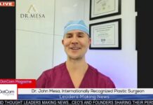 Dr. John Mesa, Internationally Recognized Plastic Surgeon, A DotCom Magazine Exclusive Interview