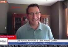 Jim Fosina, Founder & CEO, Amora Coffee discusses the Amora Coffee 10th Year Anniversary Celebration