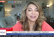 Shagun Malhotra, CEO and Founder, SkyStem, A DotCom Magazine Exclusive Interview Shagun Malhotra