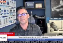 Tony Williams Raré. Chief Executive Officer. Global IT Communications, A DotCom Magazine Exclusive Interview