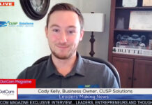 Cody Kelly, Business Owner, CUSP Solutions, A DotCom Magazine Exclusive Interview Cody Kelly, Business Owner, CUSP Solutions