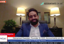 Mohamed Dweidar, Founder & CEO, Accountants on Air, A DotCom Magazine Exclusive Interview Mohamed Dweidar, Founder & CEO, Accountants on Air