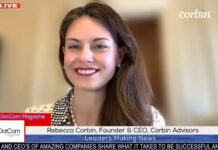 Rebecca Corbin, Founder & CEO, Corbin Advisors, A DotCom Magazine Exclusive Interview