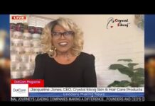 Jacqueline Jones, CEO, Crystal Eikcaj Skin & Hair Care Products, A DotCom Magazine Exclusive Interview Jacqueline Jones, CEO, Crystal Eikcaj Skin & Hair Care Products