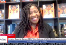 Annette Coward-Gomes, CEO, Voice Actress, WUTAVOICE Communications, A DotCom Magazine Interview Annette Coward-Gomes, CEO, Voice Actress, WUTAVOICE Communications