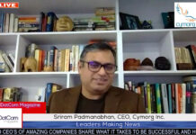 Sriram Padmanabhan, CEO, Cymorg Inc, A DotCom Magazine Interview Sriram Padmanabhan, CEO, Cymorg Inc.