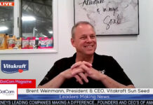 Brent Weinmann, President & CEO, Vitakraft Sun Seed, A DotCom Magazine Interview Brent Weinmann, President & CEO, Vitakraft Sun Seed