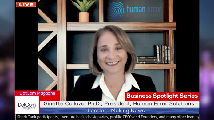 Ginette Collazo, Ph.D., President, Human Error Solutions