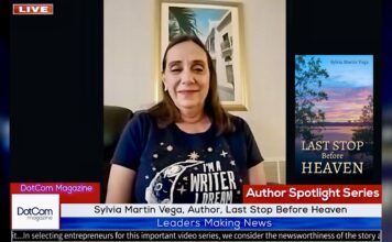Sylvia Martin Vega, Author, Last Stop Before Heaven, A DotCom Magazine Exclusive Interview Sylvia Martin Vega, Author, Last Stop Before Heaven
